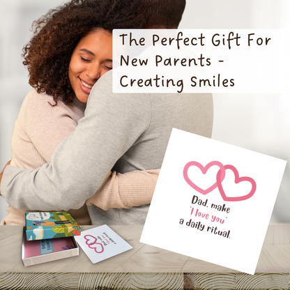 Postpartum Gift For New Dads - Mom Support Cards & Key Chain